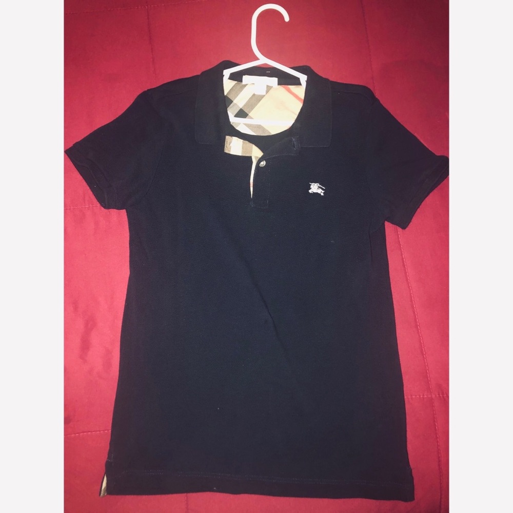 Boy’s Burberry shirt.